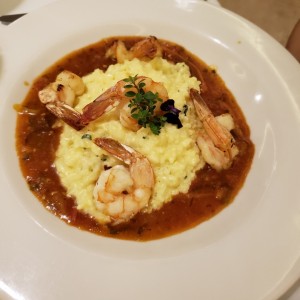 Risotto de langostinos