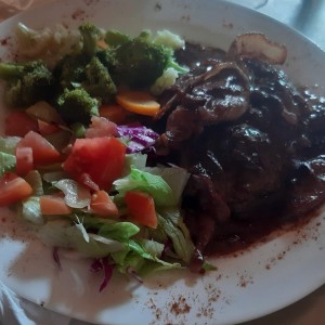 filete en salsa de vino