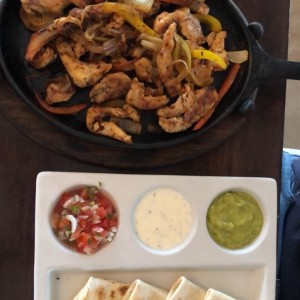 fajitas de pollo