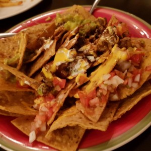 Nachos gallardos de carne