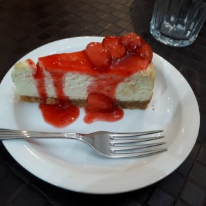 cheesecake de fresas