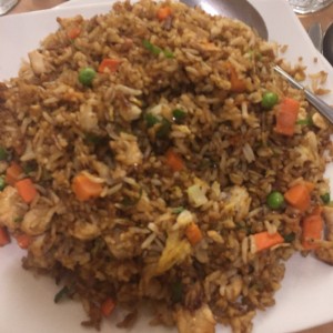 Arroz frito de pollo