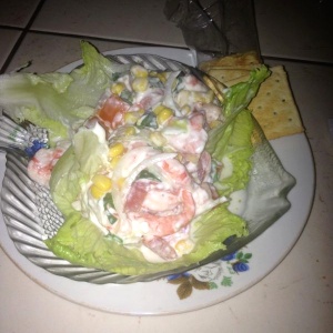 Ceviche mexicano de camarones