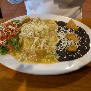 chilaquiles de pollo