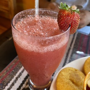 Licuado de fresa 