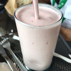 Batido de fresas