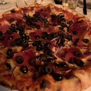 pizza de prosciutto