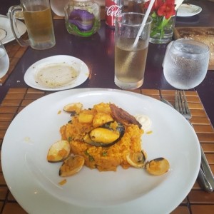 Jambalaya de mariscos