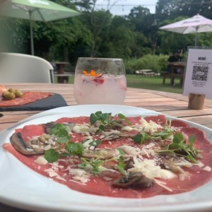 carpaccio de res