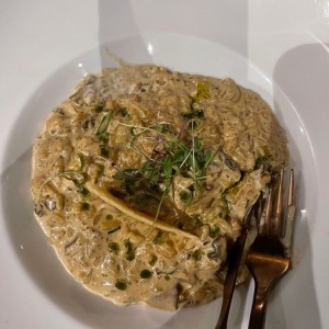 risoto de hongos