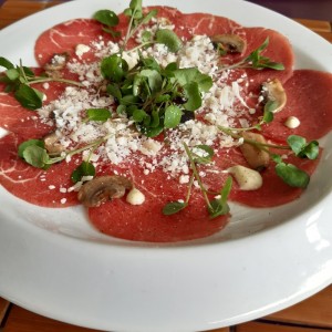 carpaccio de res