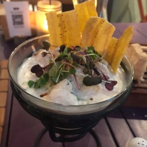 Ceviche de coco