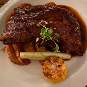 Suculentas costillas de puerco