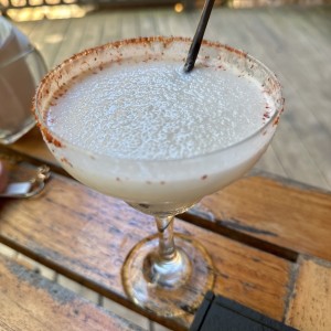 Margarita de coco con tajin 