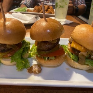 Slider de cheese burger 