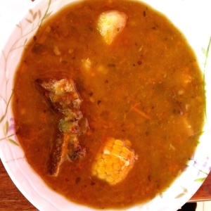 Sopa de costillas 