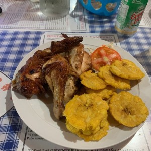 1/2 pollo rostizado