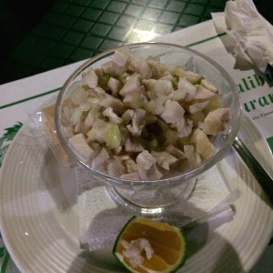 Ceviche de corvina 