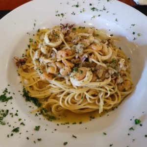 Pasta con mariscos