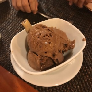 helado de chocolate