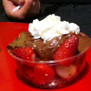 Fresas con Nutella