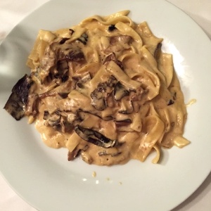 Fetuccini con hongos