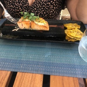 salmon  a la plancha