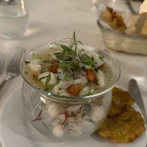 Ceviche de pescado 