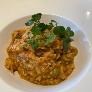 meloso de arroz con pollo