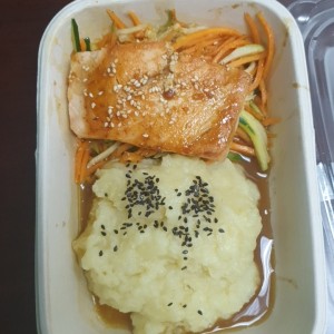 salmon teriyaki