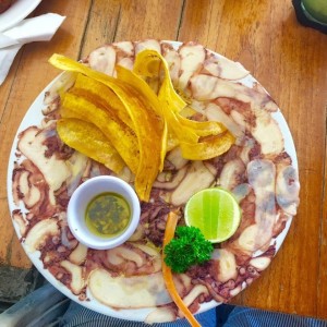 carpaccio de pulpo