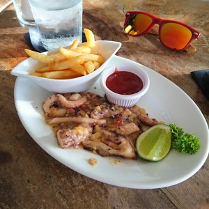 Pulpo al ajillo