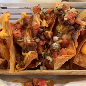 nachos de chorizo