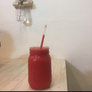 Jugo de fresa