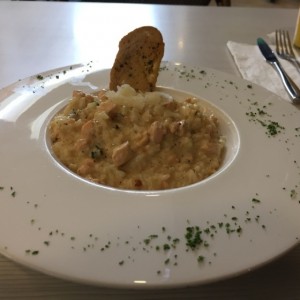 risotto de salmon