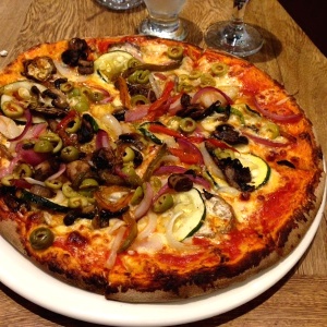 Pizza de vegetales