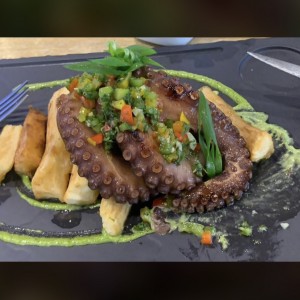 Pulpo a la parrilla