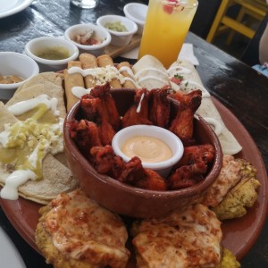 Bandeja de pollo al pastor 