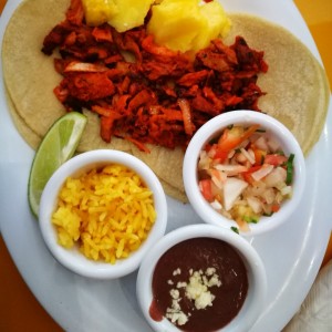 tacos al pastor.