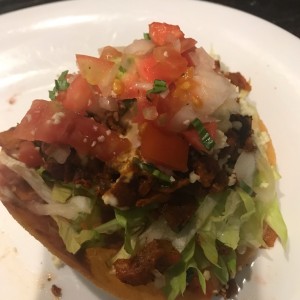 Tostitas al pastor 