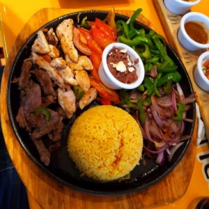 Fajitas de Pollo y Carne