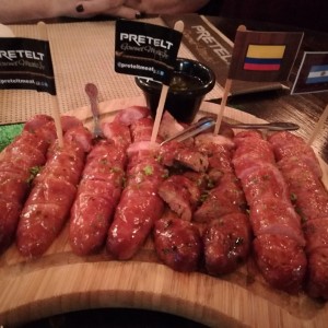 Picada de chorizos tradicional