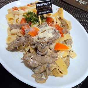 Steak Fettuccini