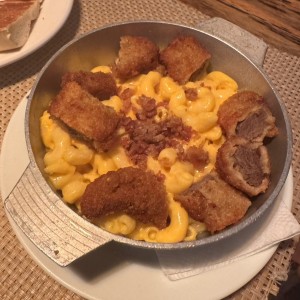 MAC Y CHEESE DE POLLO *OPCIÓN CON CARNE