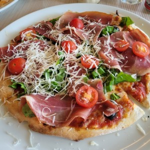 pizza de prosciutto