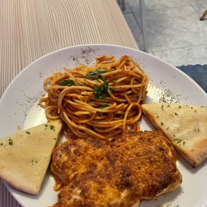 Pollo a la parmesana