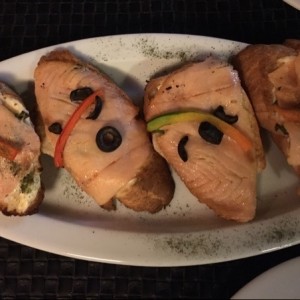 Brochetas de Salmon