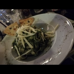 fetuccini il pesto