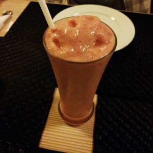 Batido de fresa