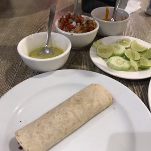 taco de chorizo